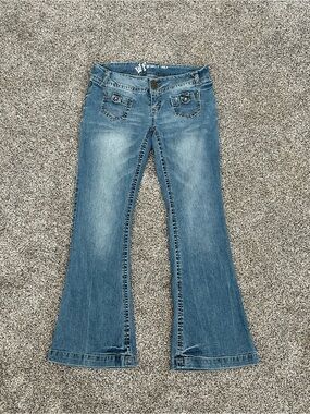 Lowrise Wide Leg Jeans